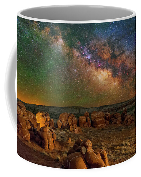 Astronomy Coffee Mug featuring the photograph Alien Graffitti by Ralf Rohner