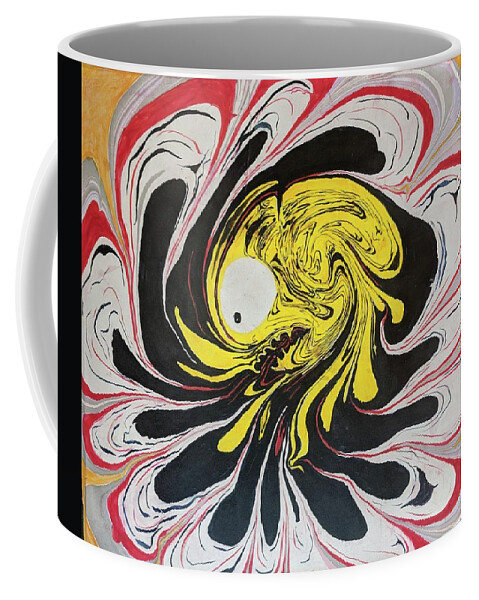Empathy Coffee Mug featuring the painting Alienated by Misty Morehead