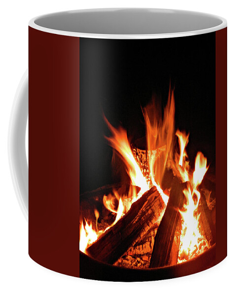 All Fired Coffee Mug featuring the photograph All Fired Up 7 by Cyryn Fyrcyd