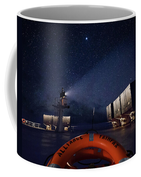 Star Coffee Mug featuring the photograph Alliance Fairfax Starry Night by William Dickman