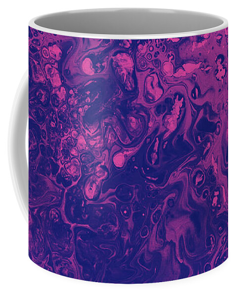 Fluid Coffee Mug featuring the painting Allure of the Mysterious by Jennifer Walsh