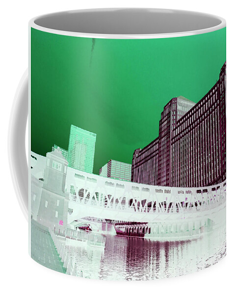 Jamie Lynn Gabrich Coffee Mug featuring the pyrography Alluring Metropolitan IN by JamieLynn Warber