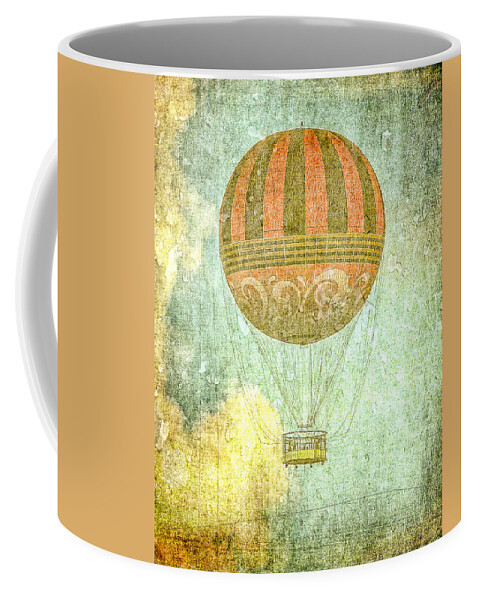 Hot Air Coffee Mug featuring the photograph Among the Clouds by Pete Rems
