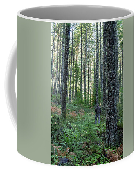 People Coffee Mug featuring the photograph Among the Trees by Steven Clark