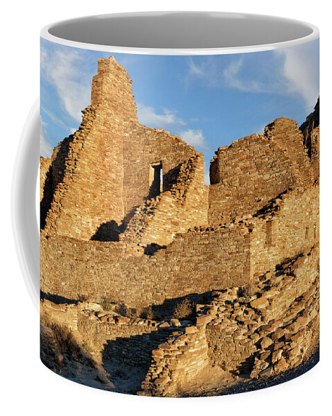 Chaco Canyon Coffee Mug featuring the photograph Anasazi Masonry by Kathleen Bishop