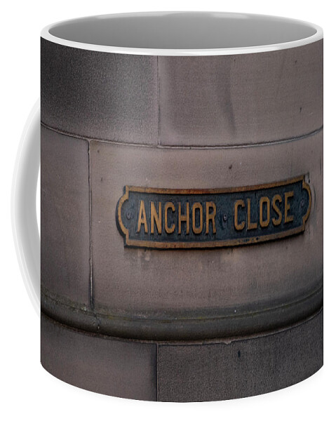 Anchor Coffee Mug featuring the photograph Anchor Close - Edinburgh Scotland by Bill Cannon