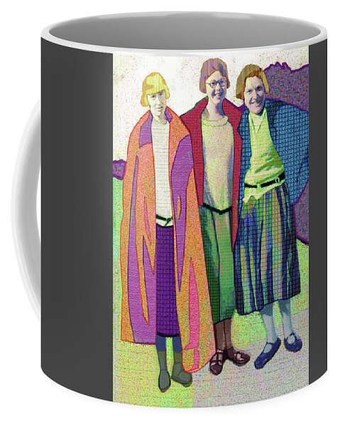 Ancestors Coffee Mug featuring the digital art Ancient Relations by Rod Whyte