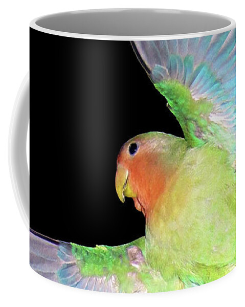 Bird Coffee Mug featuring the photograph Angel Pickle by Terri Waters
