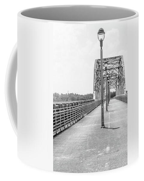 Photograph Coffee Mug featuring the photograph Angle Steel Bridge by Kelly Thackeray