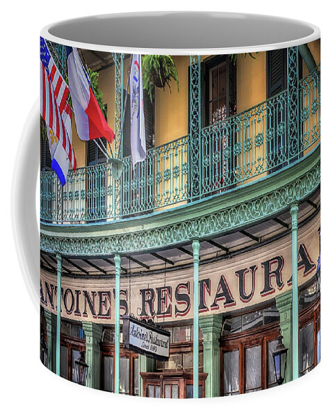 New Orleans Coffee Mug featuring the photograph Antoine's by Susan Rissi Tregoning