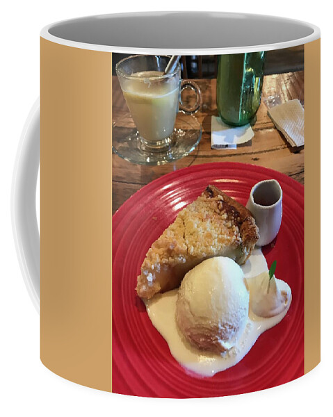 Sweets Coffee Mug featuring the photograph Apple pie by Ana Mochi