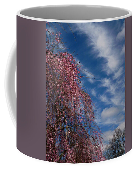 April Sky Coffee Mug featuring the photograph April Sky Deep Hues by Mike McBrayer