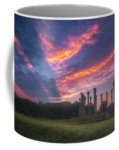 Washington Coffee Mug featuring the photograph Arboretum Sunrise by Robert Fawcett