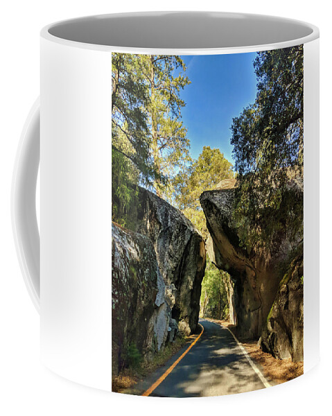 Nature Coffee Mug featuring the photograph Arch Rock Entrance by Portia Olaughlin