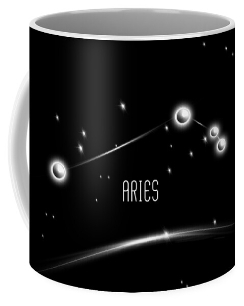 Constellation Coffee Mug featuring the digital art Aries by Carin Sigeskog