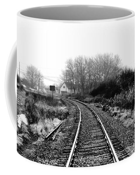Country Coffee Mug featuring the photograph Around the Bend by Elaine Manley