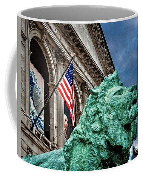 Chicago Coffee Mug featuring the photograph Art lion by Izet Kapetanovic