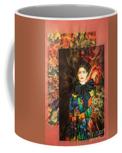 Frida Kahlo Coffee Mug featuring the photograph Artistic Frida Kahlo Stream by Chuck Kuhn