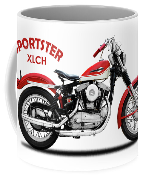 Xlch Coffee Mug featuring the photograph The Vintage Sportster Motorcycle by Mark Rogan