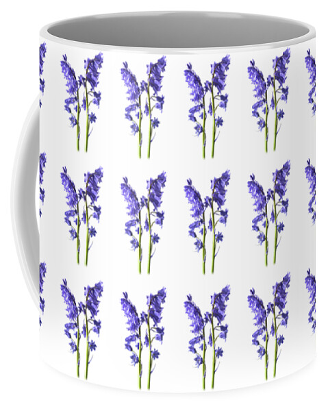 Flower+design Coffee Mug featuring the photograph Bluebells from my very own wood by Jon Delorme