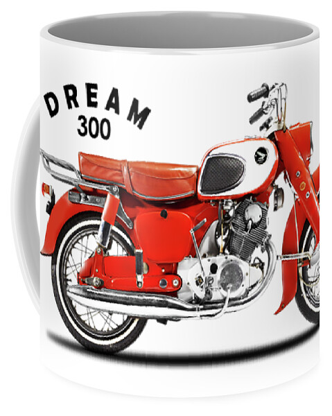 Honda Dream Coffee Mug featuring the photograph Honda Dream 1964 by Mark Rogan