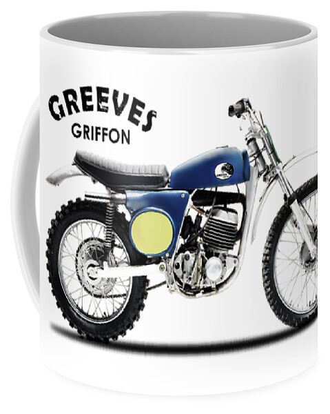 Greeves Griffon Coffee Mug featuring the photograph The 1969 Griffon by Mark Rogan