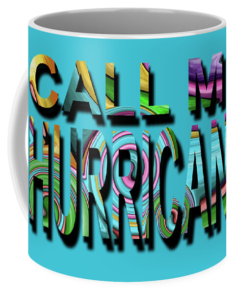 Hurricane Coffee Mug featuring the painting Hurricane Part 2 Triptych by Patricia Piotrak