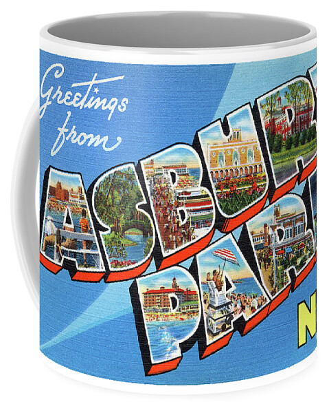 Lbi Coffee Mug featuring the photograph Asbury Park Greetings #2 by Mark Miller