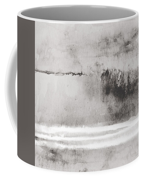 Abstract Coffee Mug featuring the mixed media Ascending 4- Art by Linda Woods by Linda Woods