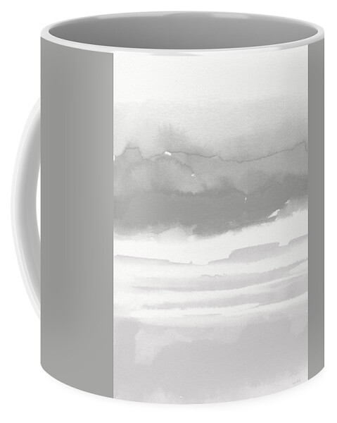 Neutral Coffee Mug featuring the mixed media Ascending- Art by Linda Woods by Linda Woods