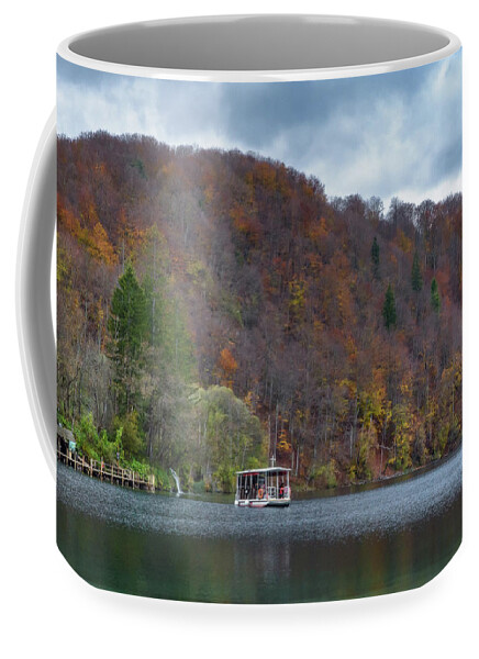 Europe Coffee Mug featuring the photograph At the Plitvice Park by Elias Pentikis