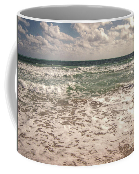 Miami Beach Coffee Mug featuring the photograph Atlantic Ocean by Phil Perkins