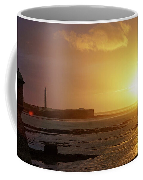 Coast Coffee Mug featuring the photograph Atlantic Sunset Cadiz Spain by Pablo Avanzini