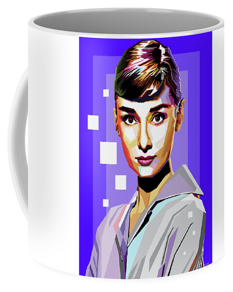 Audrey Hepburn  JUST Audry  MUG 110Z Inspirational Ceramic Coffee Mug 