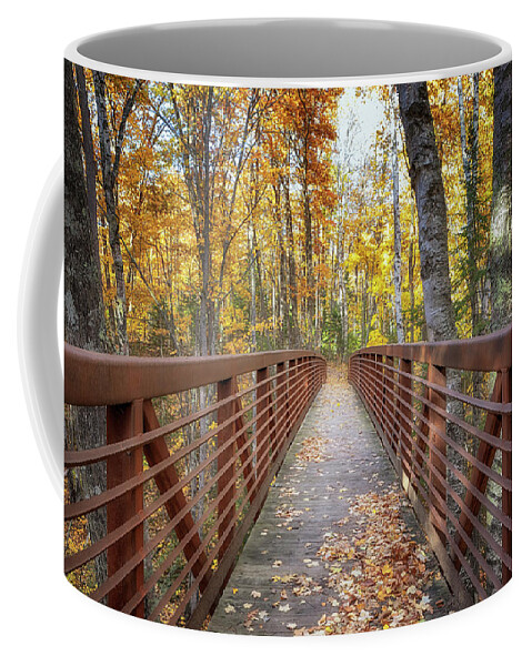 Autumn Coffee Mug featuring the photograph Autumn at Frog Bay by Susan Rissi Tregoning