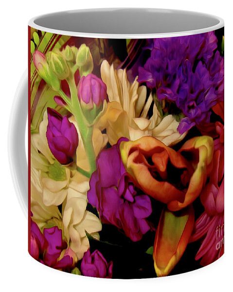Floral Coffee Mug featuring the photograph Autumn Floral by Elizabeth Tillar