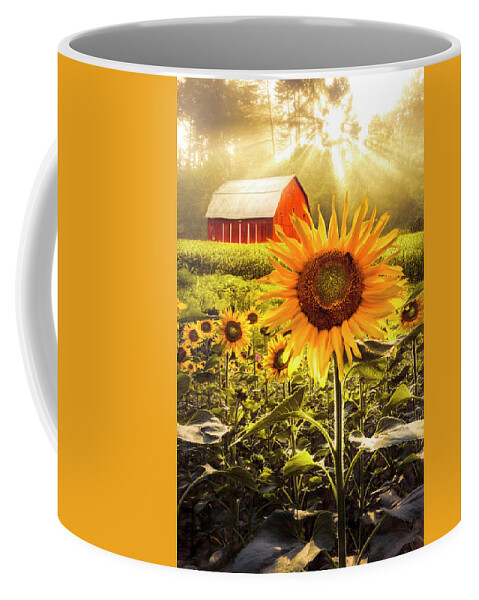Barns Coffee Mug featuring the photograph Autumn Joy by Debra and Dave Vanderlaan