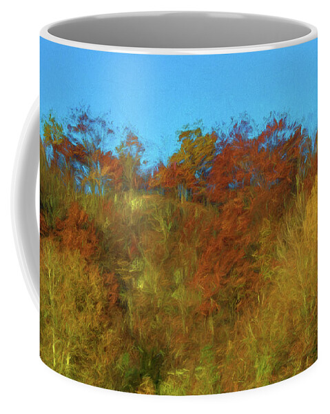 Autumn Coffee Mug featuring the photograph Autumn on Garret Mountain by Alan Goldberg