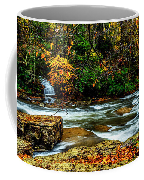 Elk River Coffee Mug featuring the photograph Autumn Rain Back Fork of Elk River by Thomas R Fletcher