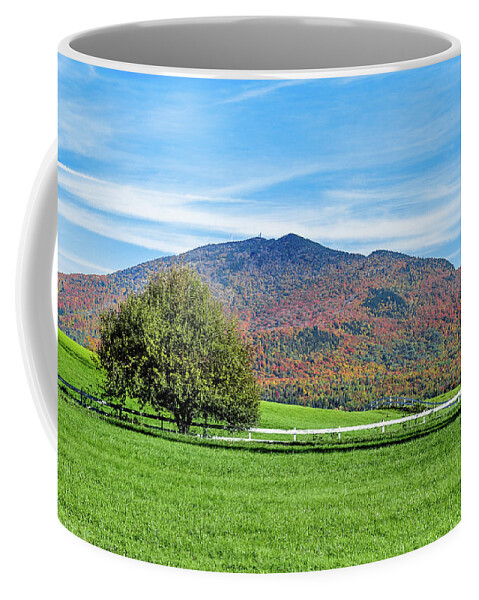 Autumn Coffee Mug featuring the photograph Autumn View Vermont by Tim Kirchoff