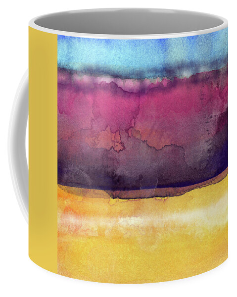 Abstract Coffee Mug featuring the painting Awakened 6- Art by Linda Woods by Linda Woods