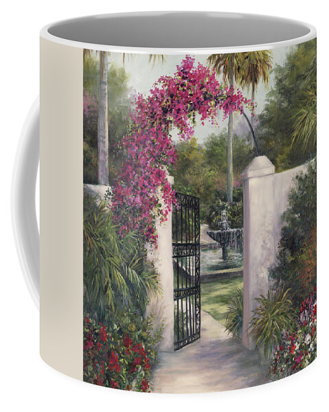 Gate Coffee Mug featuring the painting Away From It All by Lynne Pittard