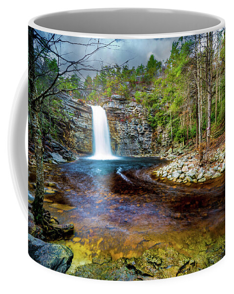 Awosting Coffee Mug featuring the photograph Awosting Falls by Chris Lord