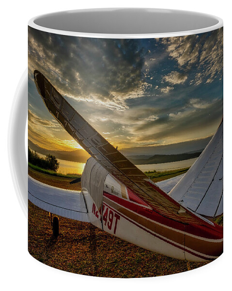 Airplane Coffee Mug featuring the photograph Backcountry Bonanza by Tom Gresham