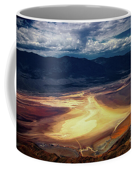 Death Valley Coffee Mug featuring the photograph Badwater by Mark Jackson