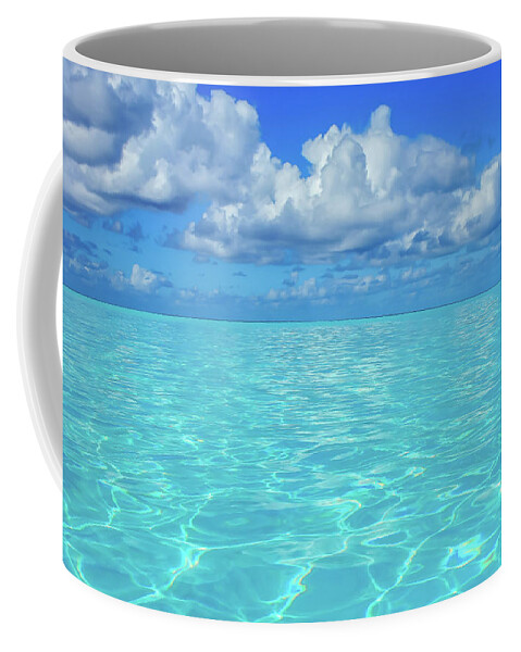 Bahamas Coffee Mug featuring the photograph Bahama Blues, Half Moon Cay by Dawn Richards