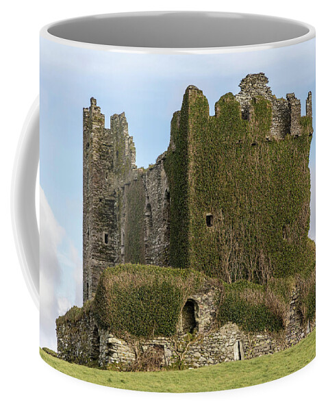Ballycarbery Coffee Mug featuring the photograph Ballycarbery Castle Ireland by John McGraw