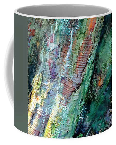  Coffee Mug featuring the digital art Bark L'verde by Cindy Greenstein