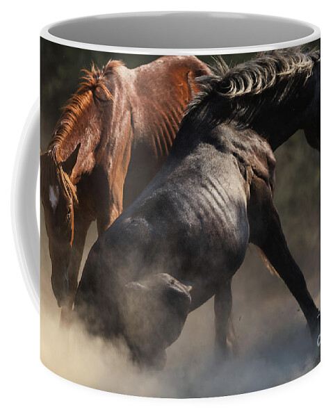 Battle Coffee Mug featuring the photograph Battle 2 by Shannon Hastings