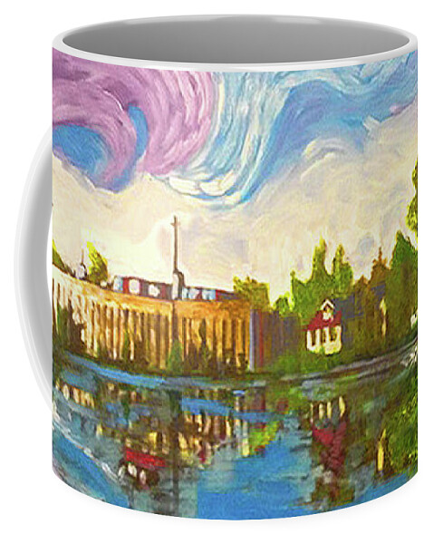 Bayou Saint John Coffee Mug featuring the painting Bayou Saint John One by Amzie Adams